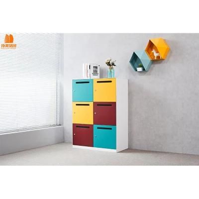 Cold Rolled Steel Sheet Colorful Metal Locker for Home Usage