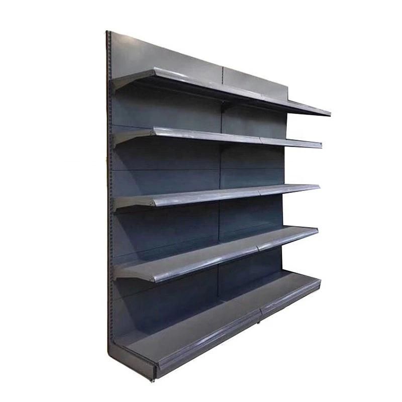 Supermarket Floor Display Stand Shop Stand Metal Shelf Wood Stand