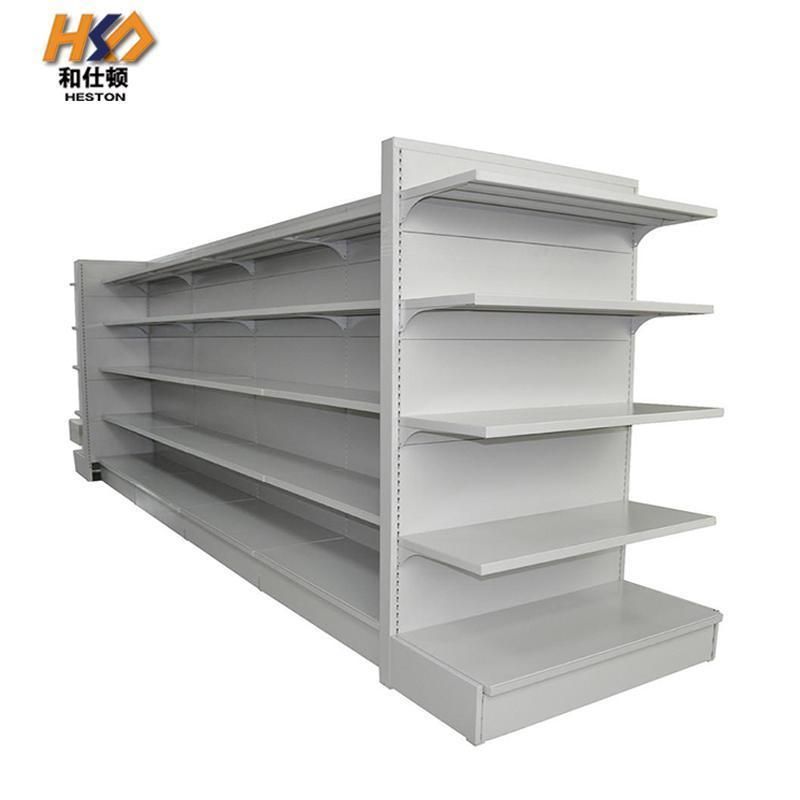 Metal Gondola Used in Supermarket Shelf Display for Store Retail
