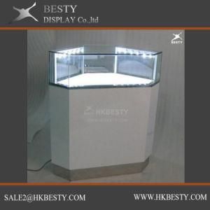 Simple Curved Design Display Case for Retail Store