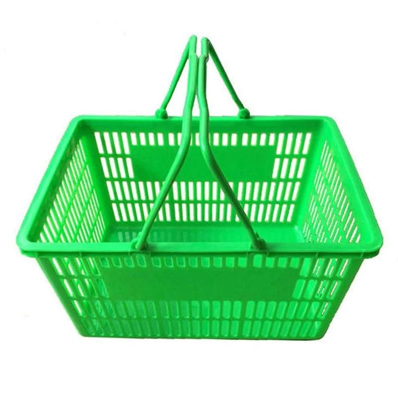 Customized Logo Supermarket Store Cosmetic Wire Mesh Shopping Basket