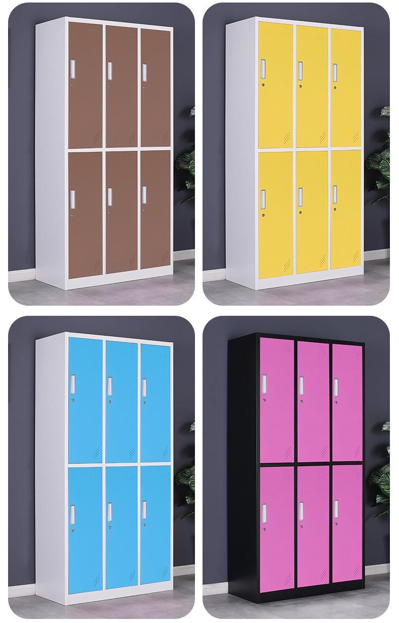 Colorful Stoarge Cabinet Design 3/6/9 Door Colorful Locker