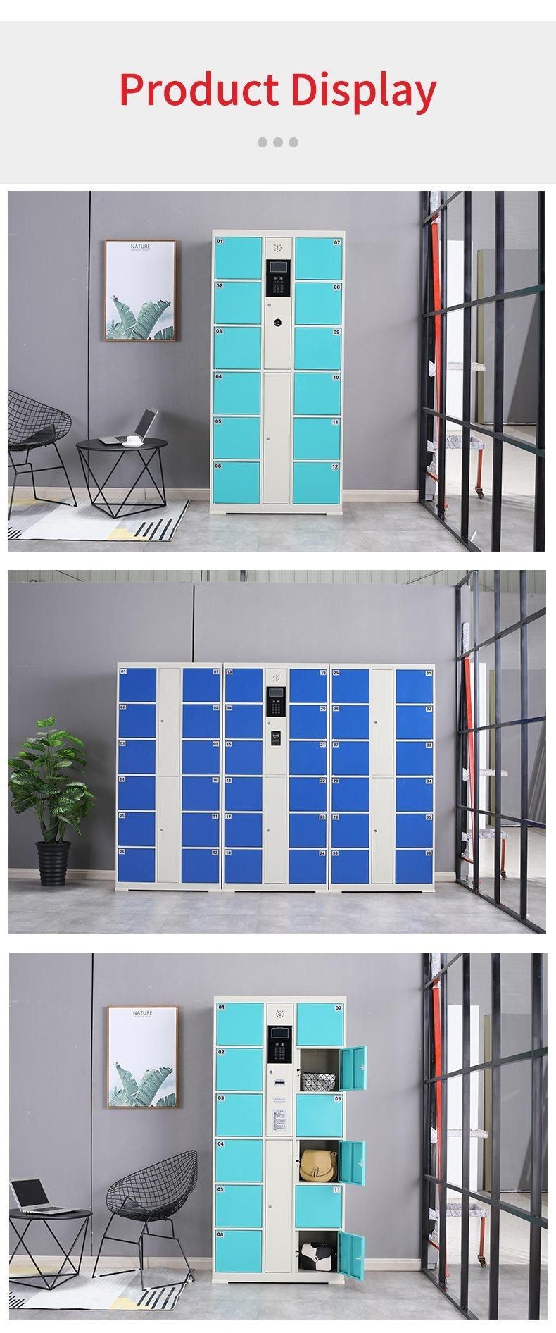 Smart Bar Pin Code Fingerprint Open Cell Phone Charging Locker