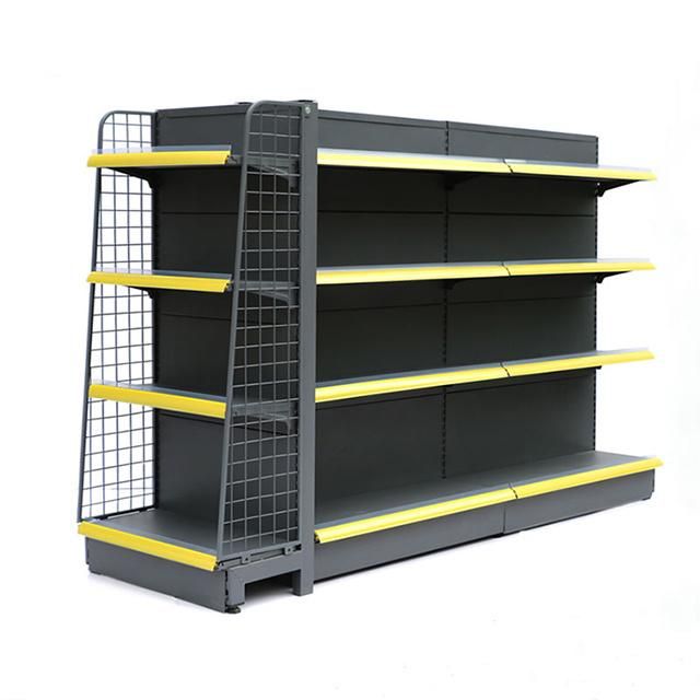 OEM ODM Supermarket Single Side Wall Shelf Double Side Gondola Shelves with Good Price