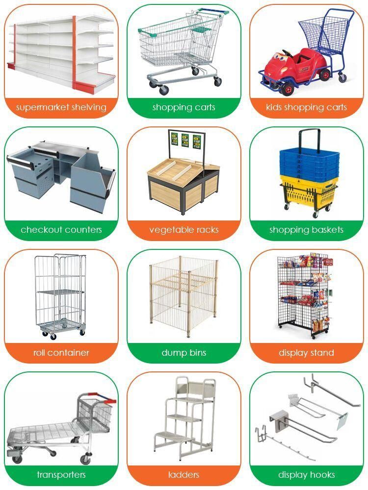 U Shaped Retail Store Supermarket Cashier Counter Table