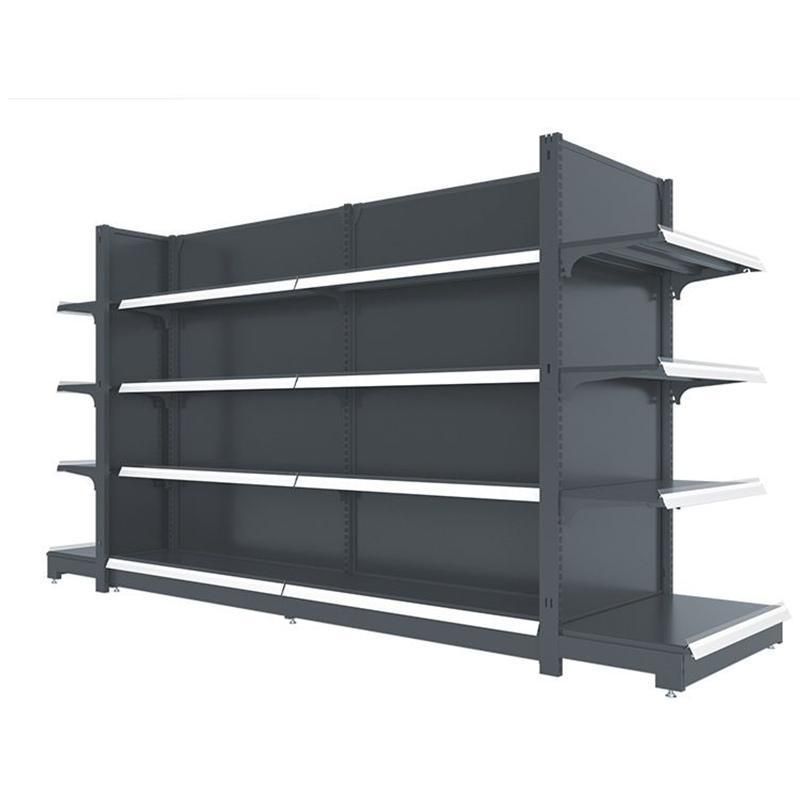 2021 New Design Metal Display Shelves Factory Supplier Supermarket Racks Gondola