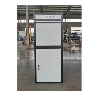 Fas-158 Outdoor Stainless Metal Post Mailbox Home Parcel Letter Drop Delivery Box Parcel Box