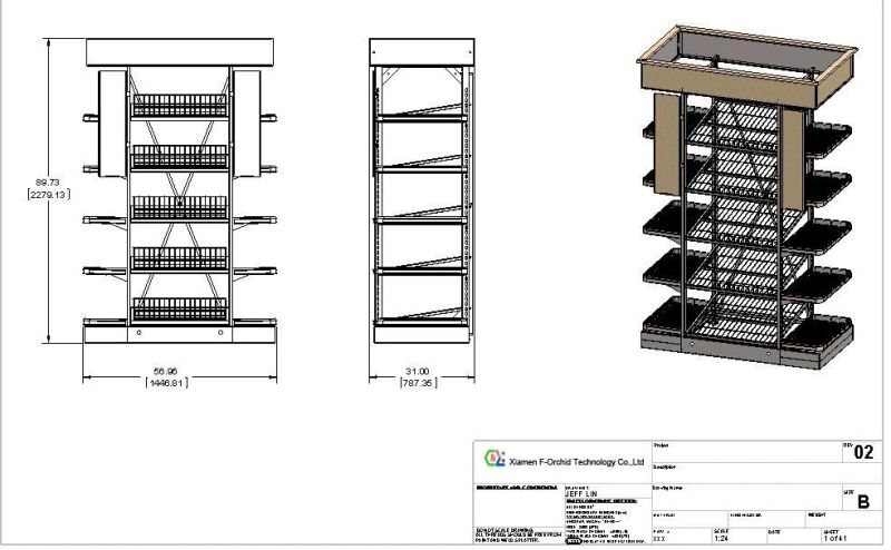 Best Selling Products Modern Metal Material Display Rack