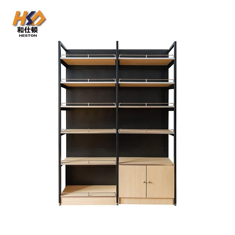 Customized High-End and Luxury Stainless Steel Display Shelf Gondola