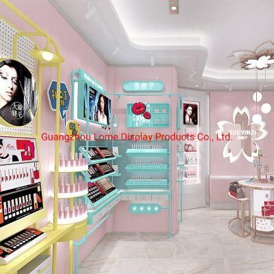 Furniture Cosmetic Display Makeup Showcase Cabinet Customized Perfume Display Stand Rack
