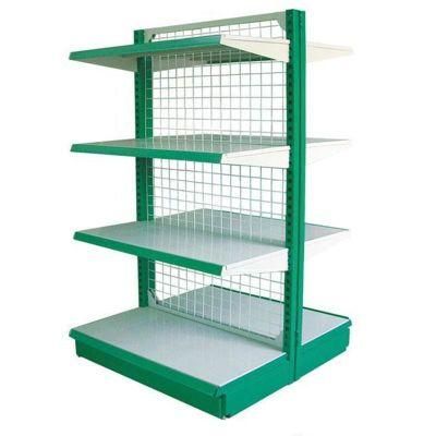 Supermarket Metal Gondola Shelf Removable Grocery Display Rack