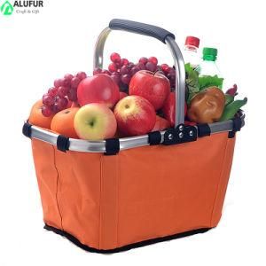 International Collapsible Market Basket with Aluminium Frame Handles