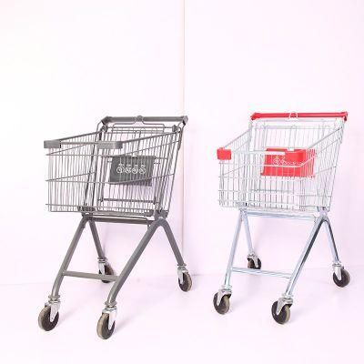 Step up 4 Wheels Collapsible Grocery Shopping Trolley Foldable for Easy Storage