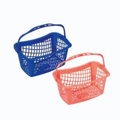 New Design and Reliable Arc Single Handle Shopping Basket for Supermarket