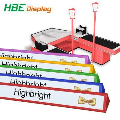 Triangle Shape Checkout Counter Divider