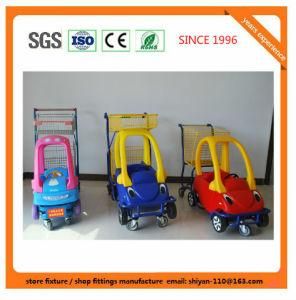 High Quality Shopping Trolley Manufacture 080111 Metal and Zinc/Galvanized/ Chrome Surface
