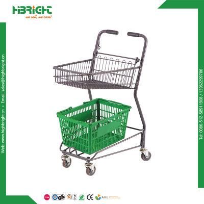 Convenience Store 2 Tiers Supermarket Grocery Shopping Carts