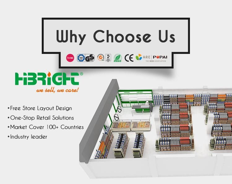 Big Duty Stability Stylish 4shelf Chipboard Commercial Shop Shelf