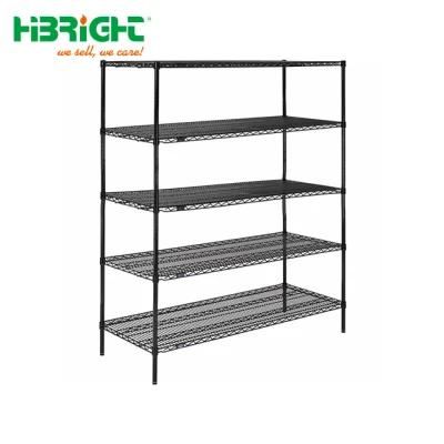 Chrome Wire Shelving with Wheels, Wire Decking Racks