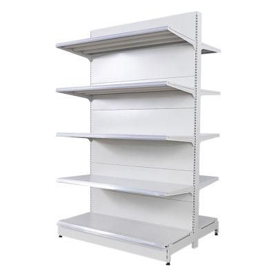 Luxury Double Sided Back Panel High Quality Cold Rolled Steel Shelf for Supermarket