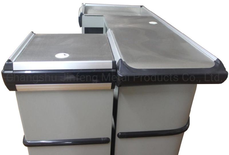 Supermarket and Convenience Store Metal Cashier Table