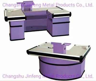 Customized Supermarket Snd Convenience Store Cashier Table