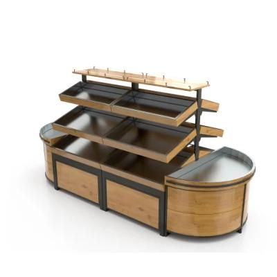 Hot Sell Supermarket Foldable Fruit and Vegetable Display Shelves