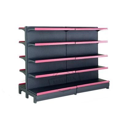 Heavy Duty Perforated Cold-Rolled Steel Retail Store Gondola Shelves