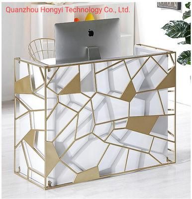 Boutique Clothing Shop Modern Retail Cash Desk Multifunctional Store Cashier Counter Table Checkou Counter for Sale