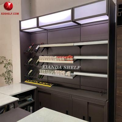 Shop Cash Xianda Shelf Carton Package Cashier Counter Design Supermarket Equipment