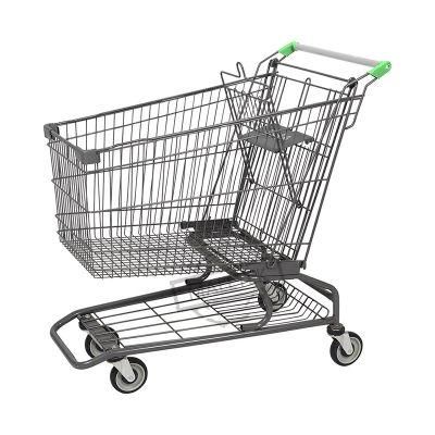 Useful Grocery Store Galvanized 210L Cart