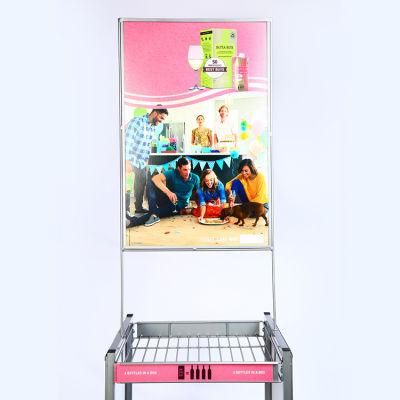 Wholesale Beverage Floor Metal Display Rack