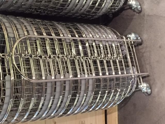 Oval Wire Mesh Shopping Basket (HBE-B-31)