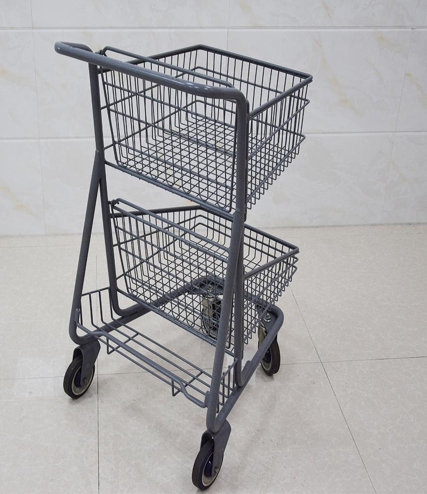 Supermarket Shopping Cart Trolley Display About Supermarket Shelves in Store Trolley for Shopping