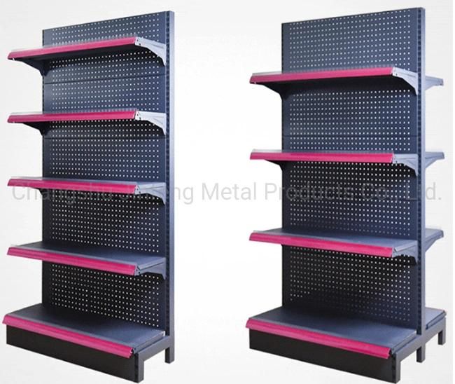 Supermarket Store Fixture Display Double Side Racks