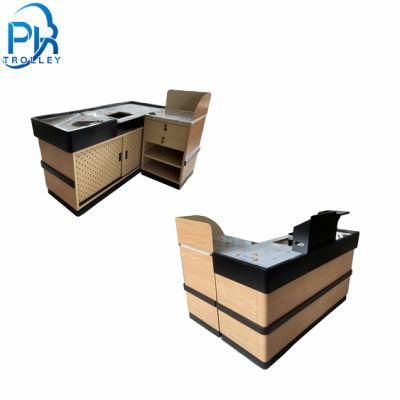 Factory Direct Price Convenience Store Supplies Cashier Checkout Table for Sale