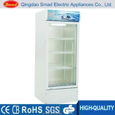 Glass Door Upright Refrigerator Showcase