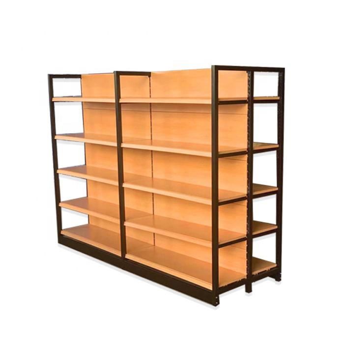 Custom Gondola Shelving Wall Unit Double Sided Supermarket Shelves Boutique Advertising Display Cabinets Fast Installment Shelf