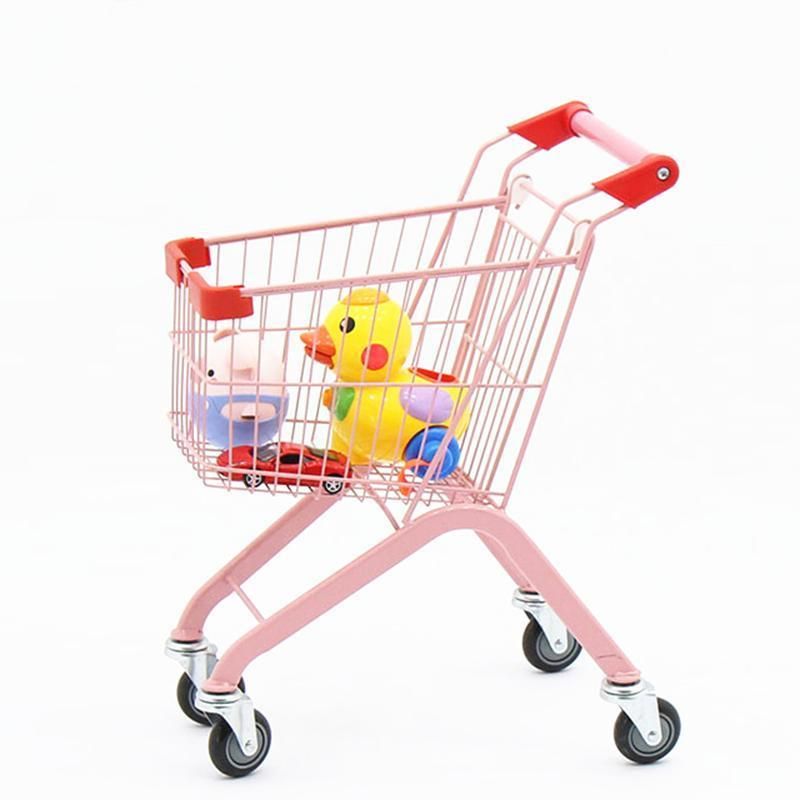 Metal Portable Foldable Shopping Trolley Folding Shopping Trolley