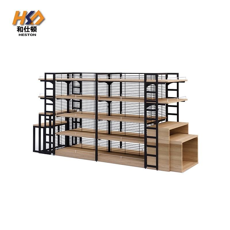 Brand New Wood Racks and Stands Floor Stand for Store Advertising Display Gondola Supermarket Shelf