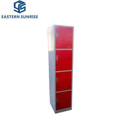 Cold Rolled Steel 4 Tier Metal Locker School Iron Locker