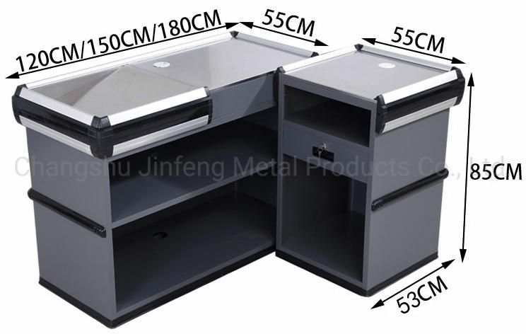 Retail Store Metal Cashier Casher Table
