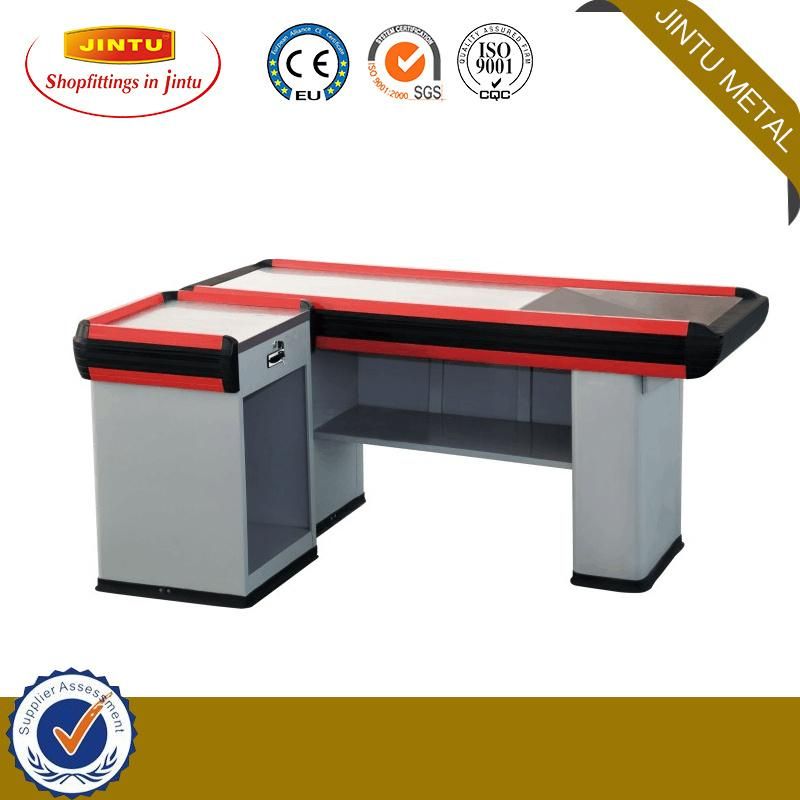 Factory Sales Supermarket Check out Counter Cash Counter Table