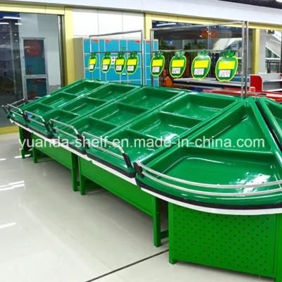 Fruit Vegetable Display Storage Rack for Supermarket