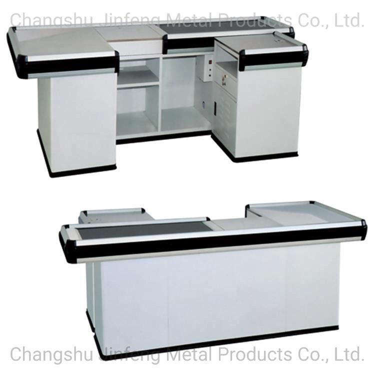 Supermarket Checkout Counters Modern Express Cashier Desk