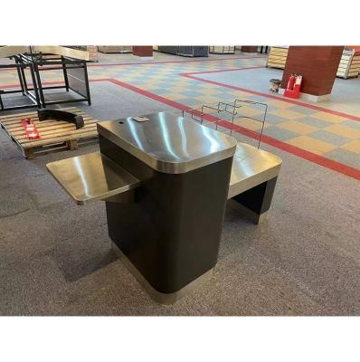 Standard Customized Promoting Supermarket POS Checkout Counter for Sale