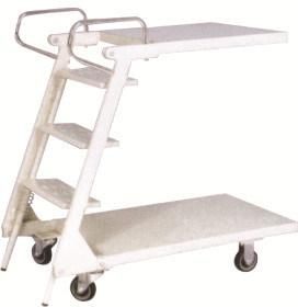 Convenient Metal Tool Cart with Stairs with Ce