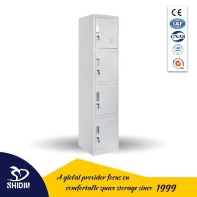 Commercial 4 Door Steel Locker Cabinet for Office / Changing Room / School