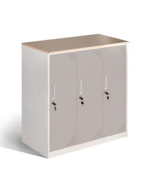Counter High Steel Office Locker Wardrobe Cabinet Furniture