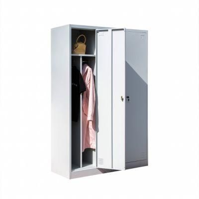High Quality 3 Door Iron Wardrobe Design Metal Wardrobe Lockers